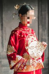 点击看大图 -藤薰定制中式嫁衣礼服旗袍店