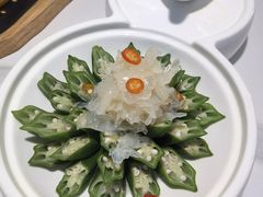捞汁秋葵海蜇-3号仓库·创意中国菜(新世界城店)