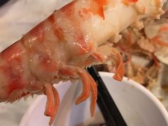 花竹虾-鲜入围煮花胶鸡海鲜火锅