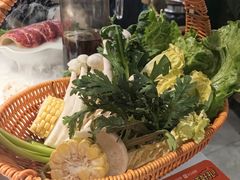 蔬菜拼盘-椰子湾·海南火锅·糟粕醋·椰子鸡(正大广场店)