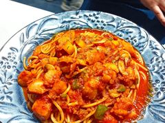 奥尔良鸡肉意面-咕鹿流心披萨(下沙店)