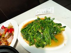 虾酱炒空心菜-肥仔文澳门猪骨煲(南京西路店)