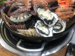 烤带鱼-真情鲍鱼海鲜汤