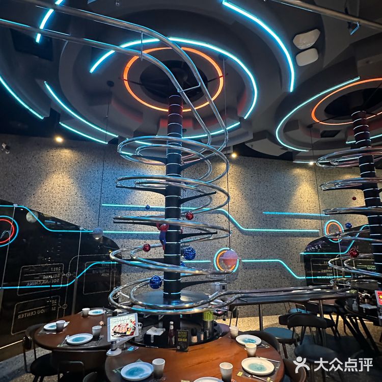 来北京旅游，我们定在了北京合生汇5楼的失重餐厅聚餐