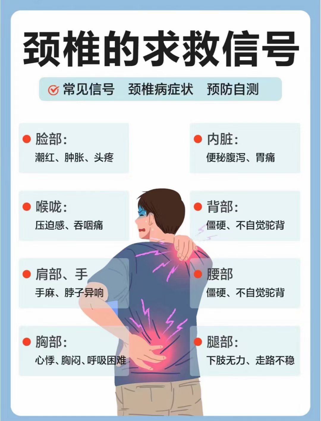 肩颈酸痛要重视起来