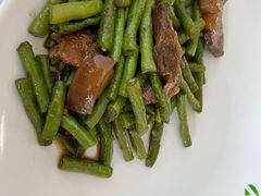豆角烧肉-安徽大学第三食堂
