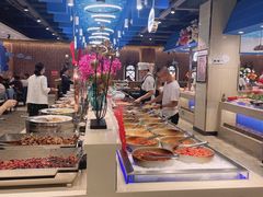 自助取餐区-和谐号海鲜烤肉火锅自助餐厅(车城万达店)
