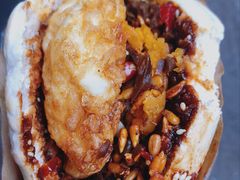 蛋菜夹馍-老马家马蓉蛋菜夹馍·腊牛肉夹馍(回民街店)