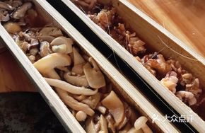 Bamboo Tube Mixed Mushrooms