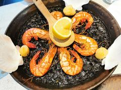 墨鱼汁海鲜饭-Carmen卡门西班牙餐厅