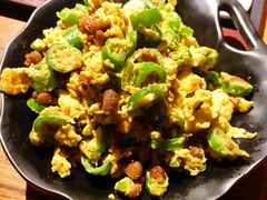 盐豆炒鸡蛋-嘚味徐州烧烤特色菜