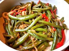 豆角丝炒肉拌转百刀-日上三甘(三里屯店)