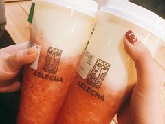 奶酪红草莓-LELECHA乐乐茶(上海五角场万达广场店)