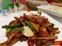 茶树菇烧汁牛柳-天福苑(崇宁路店)