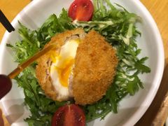 酥炸猪肉裹温泉蛋-胜博殿日式炸猪排(西红门店)