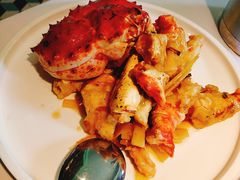 帝王蟹二吃-开海·红岛海鲜虾水饺(石老人店)