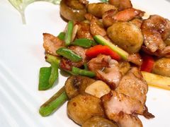 香煎口蘑脆爽肉-周三的情书花园餐厅(江北店)