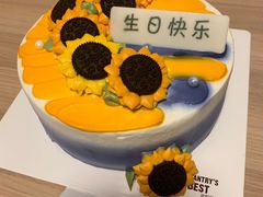 双子座昼夜晨曦杏果奶油蛋糕-派悦坊·甜品·蛋糕(日坛店)