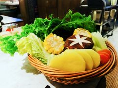 时令蔬菜拼盘-鲜潭蒸汽石锅鱼(五道口购物中心店)