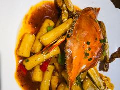 梭子蟹炒年糕-豆蔻电影主题餐厅(四牌楼店)