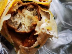 -正宗杂粮煎饼香软鸡蛋饼