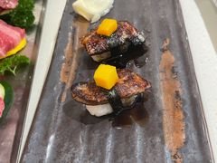 芒果鹅肝寿司-赤坂亭M9和牛烧肉·日料398放题(万达店)
