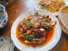 葱爆羊肉-长安后宰门水盆羊肉(新都心店)