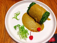 黄芥末汁菠菜-必点海鲜·鲅鱼水饺(鞍山西道店)