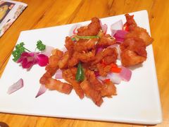 柠檬叶酥小排-老滇山寨•云南特色菜•地方菜•民族风情歌舞表演(金碧店)