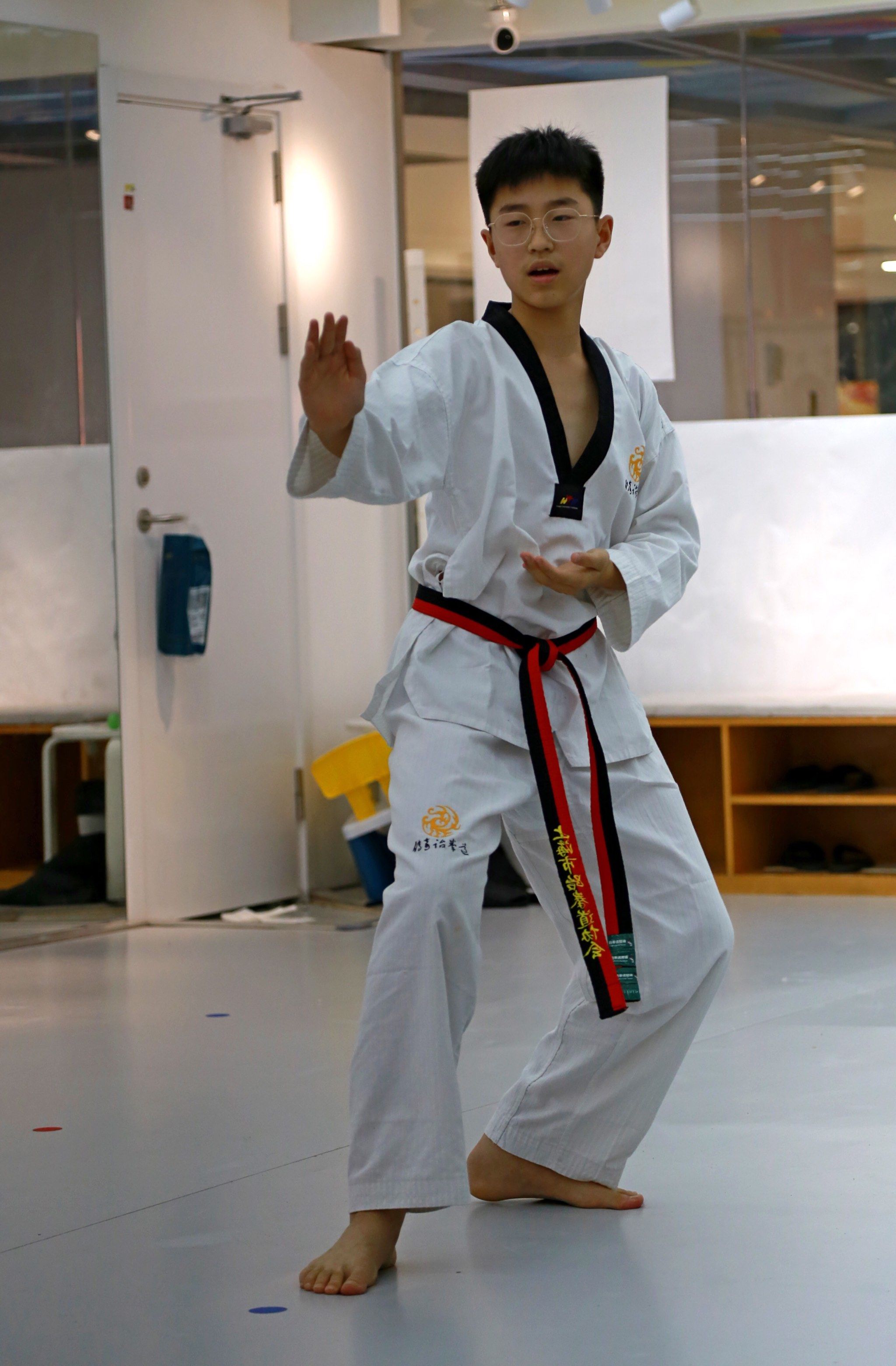 拼搏在跆拳道的每一刻