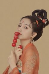 -虞美人汉服摄影