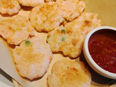 香煎虾饼-渔民船说·北塘海鲜·天津菜·海肠捞饭(北塘古镇店)