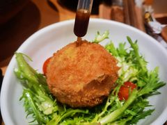 酥炸猪肉裹温泉蛋-胜博殿日式炸猪排(西红门店)