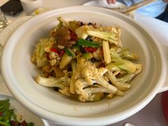 砂煲小炒花菜-天和晟新京菜.水煮鱼.湘土菜(国展店)
