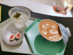 桂花盖碗咖啡-茶是一枝花泡茶店