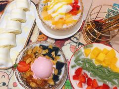 士多啤梨芒果绿茶拉面-甜心妈妈·榴莲星级糖水(北京路总店)