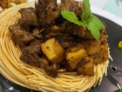 黑椒菌菇香煎牛肉粒-天和晟烤鸭店(玉泉西街店)