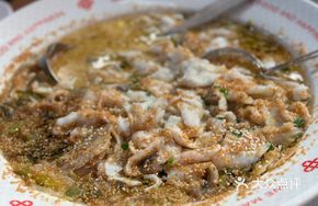 Golden Garlic Sichuan Fish with Pickled Cabbage