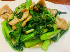 菜心炒肉片-新享乐海鲜(翠华路店)