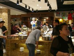 自助取餐区-汉巴9号自助餐厅(新潮尚品超市店)