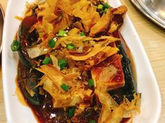 皮蛋豆腐的皮蛋-张妈台式锅烧(深大店)