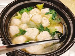 青菜肉圆煲-517烧烤·龙虾·海鲜大排档(万象都荟店)