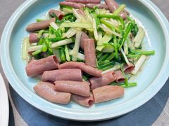 海肠炒韭菜-奕景海鲜(星海广场店)