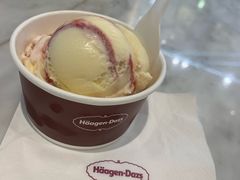 覆盆子白桃单球-哈根达斯(青岛海信店)