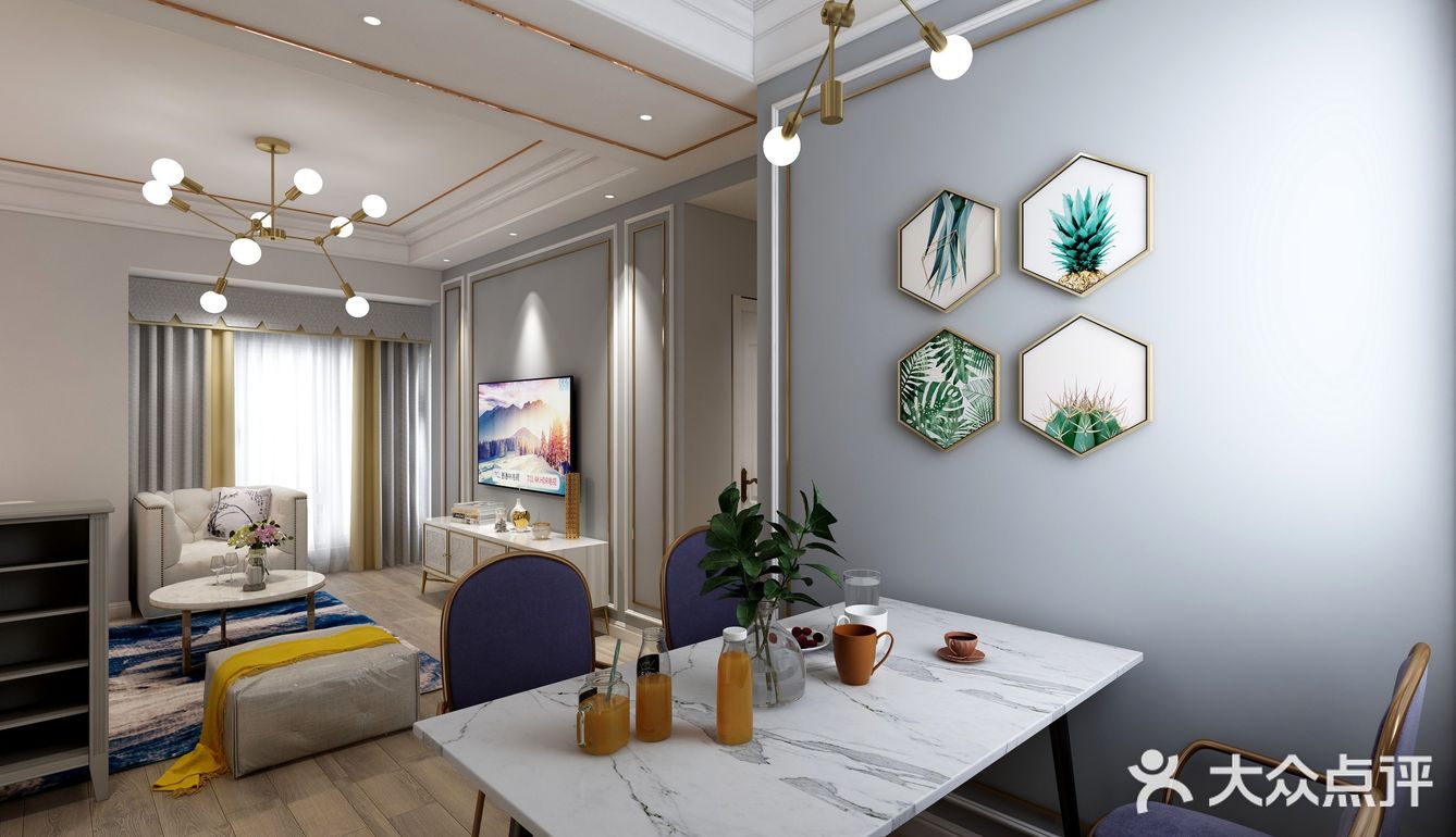 80平北欧风两居室,演绎低调轻奢感