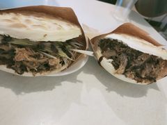 鸭肉夹饼-烤鸭肉夹馍鸭汤店