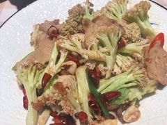 小炒有机花菜-珍味汤馆·潮汕家乡菜(保利文化广场店)