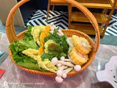 素菜大拼盘-濠七糟粕醋·椰子鸡火锅(上海首店)