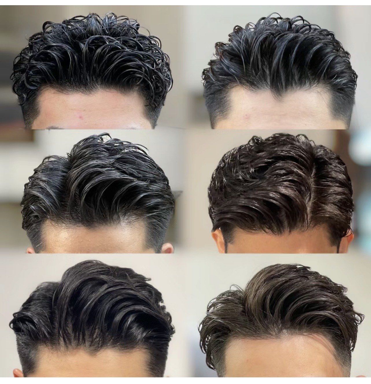 你喜欢这款吗?大背头