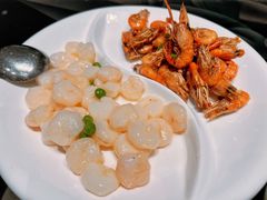 油爆虾拼河虾仁-上海会馆(香港名都店)